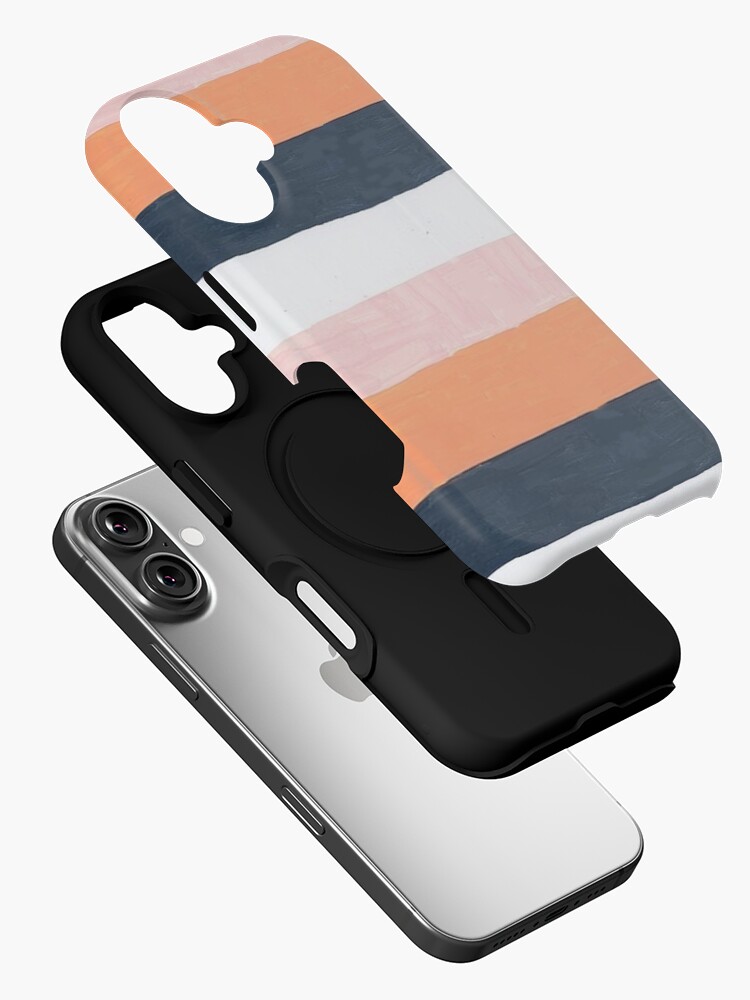 Thumbnail 2 of 4, iPhone Case, colorful paint stripes designed and sold by paytonstach.