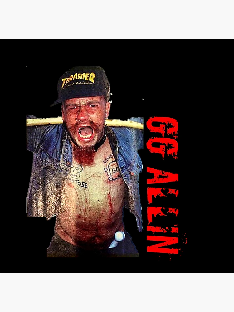 安価 ワタナベ GG ALLIN / GGアリン 現地オリジナルポスター 当時物 