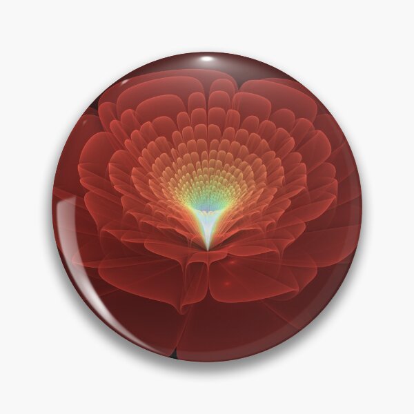 Item preview, Red Flower | Fractal Art designed and sold by Brian Kroijer.