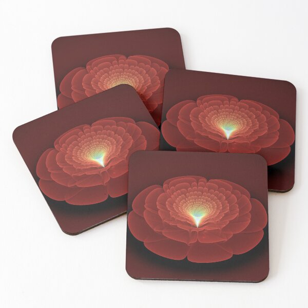 Item preview, Red Flower | Fractal Art designed and sold by Brian Kroijer.