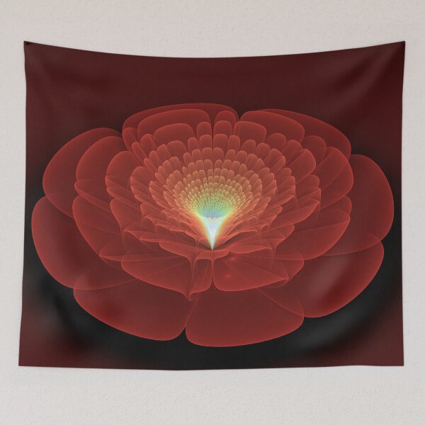 Item preview, Red Flower | Fractal Art designed and sold by Brian Kroijer.