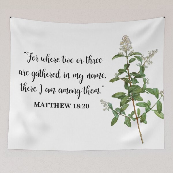 Item preview, Matthew 18:20 designed and sold by awkwardlyartsyy.