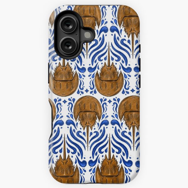 Item preview, Horseshoe Crab Blue Swirl Pattern designed and sold by abbyventure.
