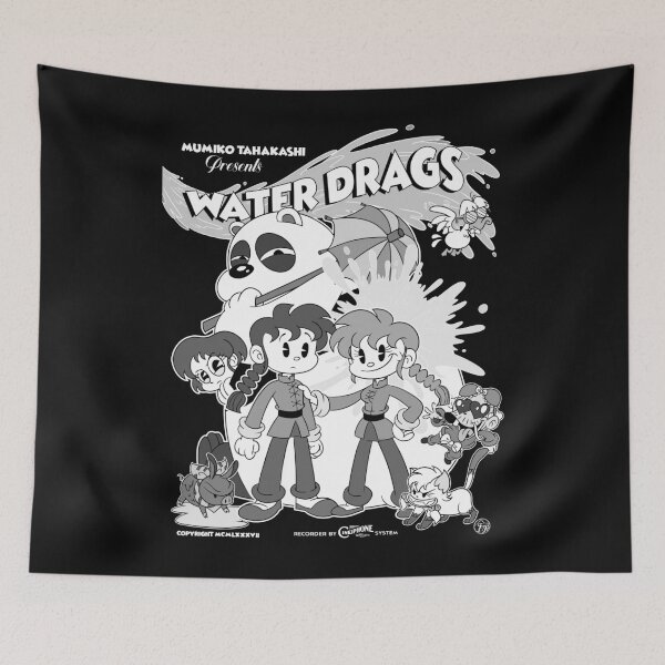 Item preview, Ranma Water Drags 30s Retro anime old 30s Cartoon designed and sold by AlteregoShop.