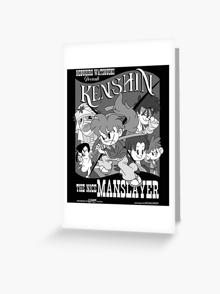 Samurai X Kenshin the Nice Manslayer anime old 30s Cartoon style