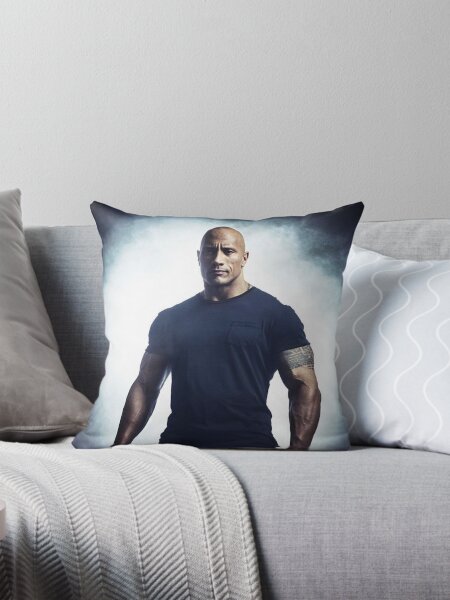 Dwayne Johnson Pillows Cushions for Sale Redbubble