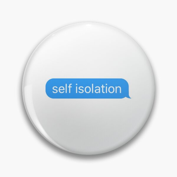 Item preview, Corona Virus "self isolation" iMessage Bubble designed and sold by cobyc10916.