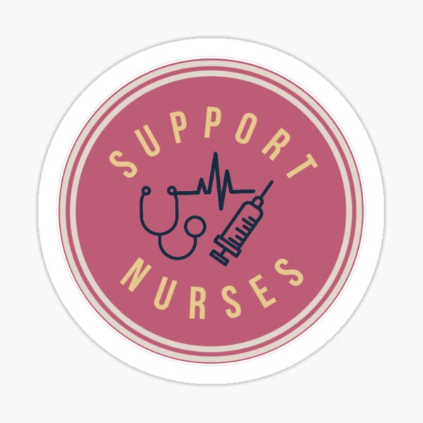 Support Nurses Sticker by @scrubzmemes Sticker