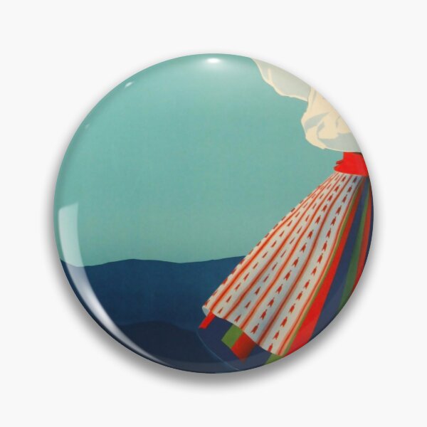 Item preview, V�land Sweden vintage travel poster designed and sold by stickart-marek.