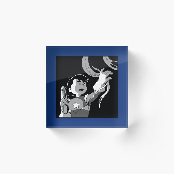 Space Kid dramatic lighting Acrylic Block