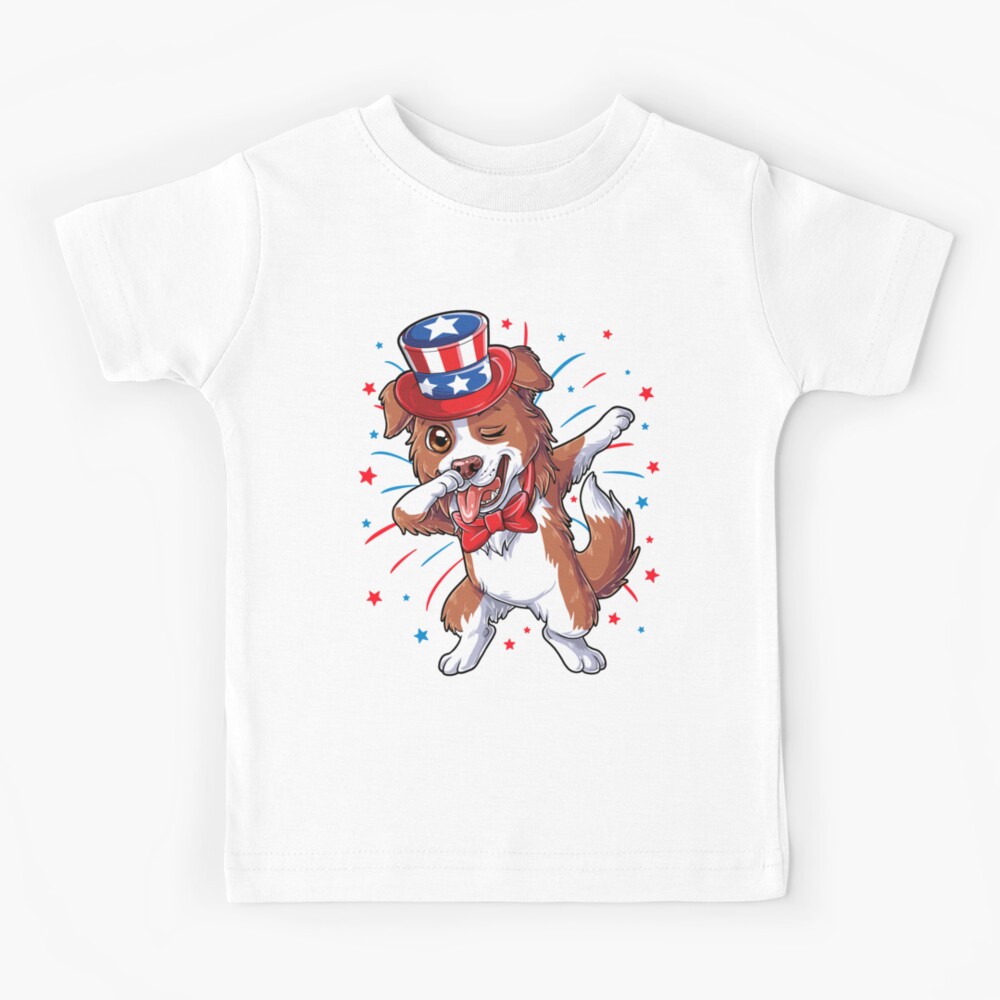 KIDS BOYS GIRLS Border Collie T-Shirt dog lover gift present
