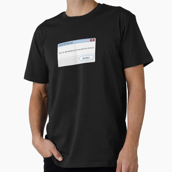 Item preview, Autocad - Are you sure you want to do this? designed and sold by Eye on the Blueline.