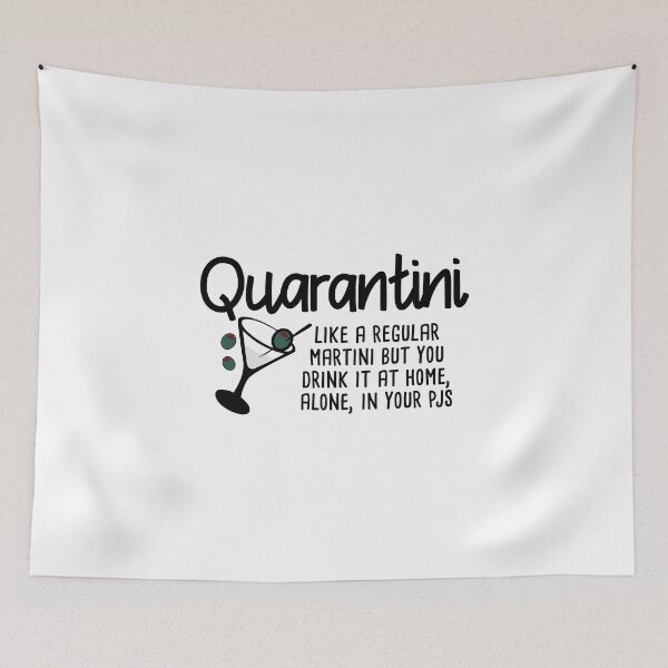 Item preview, Funny Drinking Quarantine Design, Great Gift While Social Distancing designed and sold by DNH Threads.