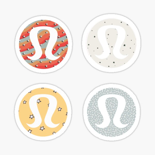 Aesthetic Stars Lululemon Athletica Logo Sticker Pack Sticker