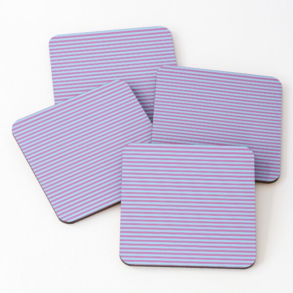 Item preview, Ice Blue and Neon Purple Vintage Thin Stripes designed and sold by Gerson Ramos.