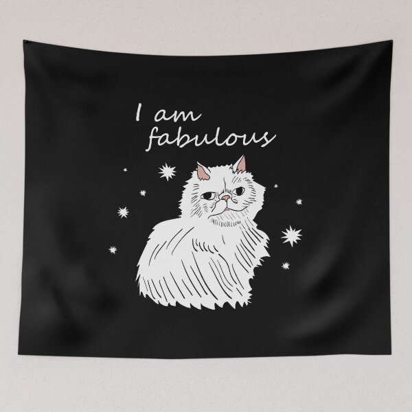 Item preview, I am fabulous - persian cat designed and sold by Maxaint.