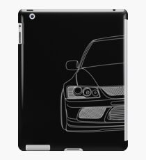 Evo Umriss - weiß iPad-Hülle & Klebefolie