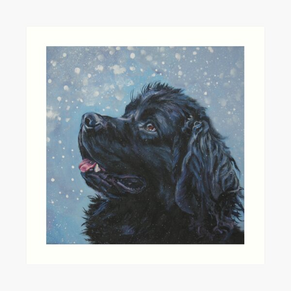 Newfoundland Dog Wall Art | Redbubble