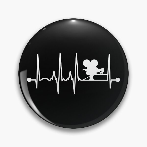 Item preview, Movie Camera Heartbeat designed and sold by teesaurus.