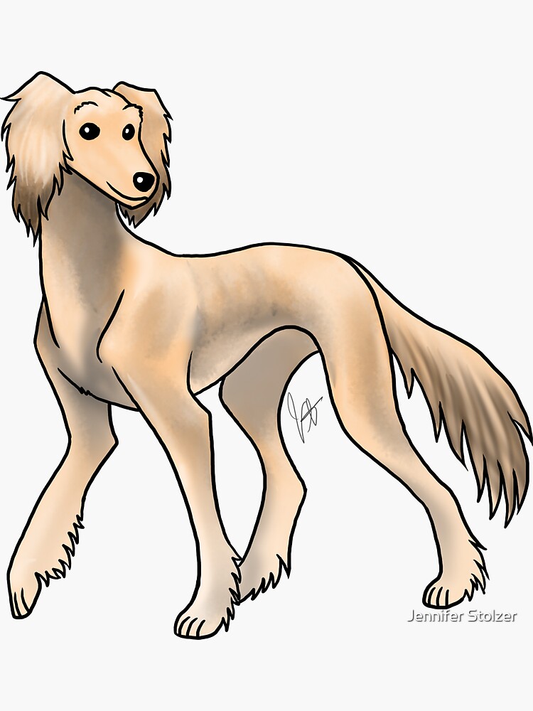 Saluki - Fawn by jameson9101322