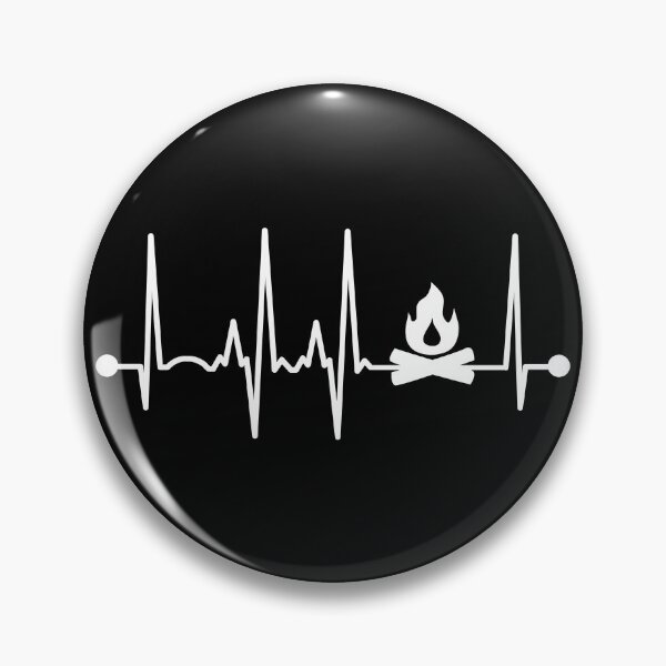 Item preview, Campfire Heartbeat designed and sold by teesaurus.