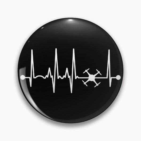 Item preview, Drone Heartbeat designed and sold by teesaurus.