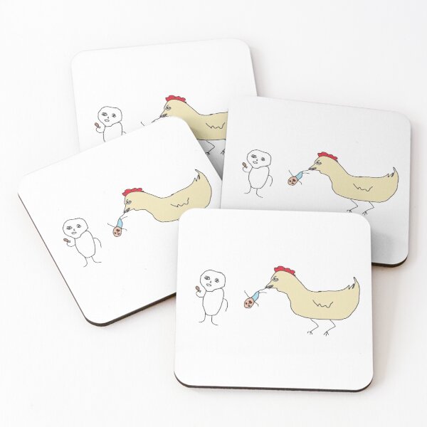 Item preview, Chicken eating man V.S man eating chicken designed and sold by Seans  Drawins.