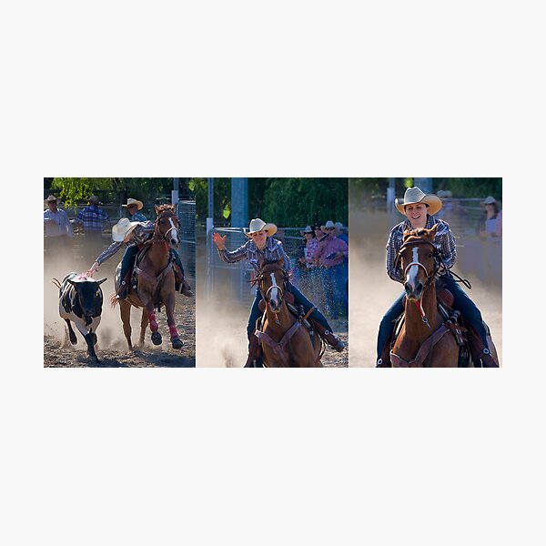 Moruya Rodeo New Years Day 2012 Photographic Print