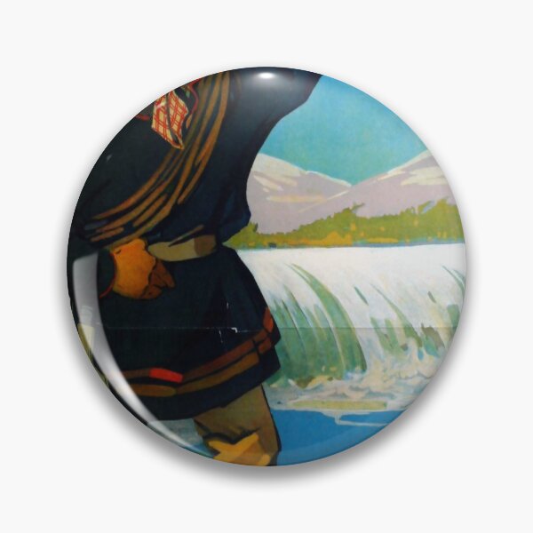 Item preview, Lappland Sweden vintage travel poster designed and sold by stickart-marek.