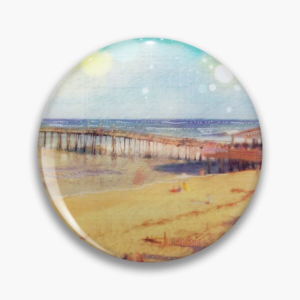 Item preview, Nags Head Pier designed and sold by Carolina  Coto Art.