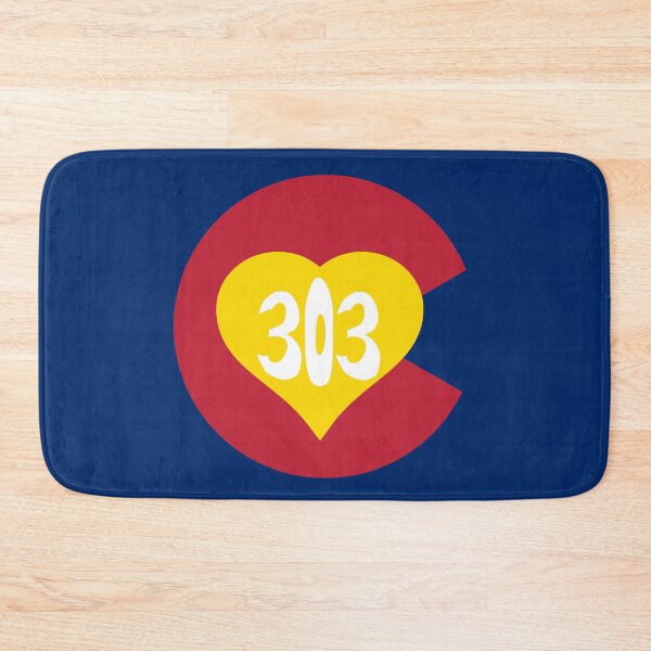 Item preview, Hand Drawn Colorado Heart Flag 303 Area Code designed and sold by itsrturn.
