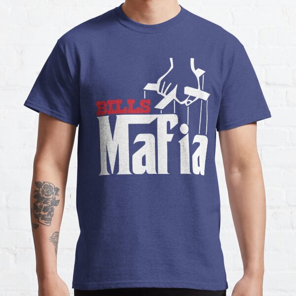 Mafia Bills Mafia Godfather Mens T-Shirt - Mens 3X-Large Royal Blue