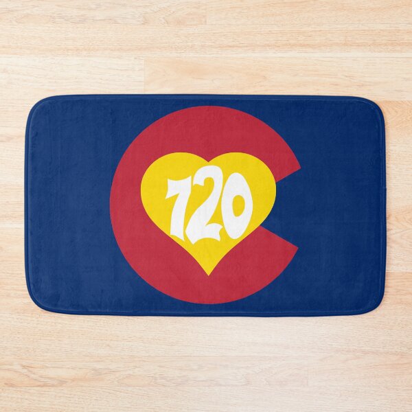 Item preview, Hand Drawn Colorado Heart Flag 720 Area Code designed and sold by itsrturn.