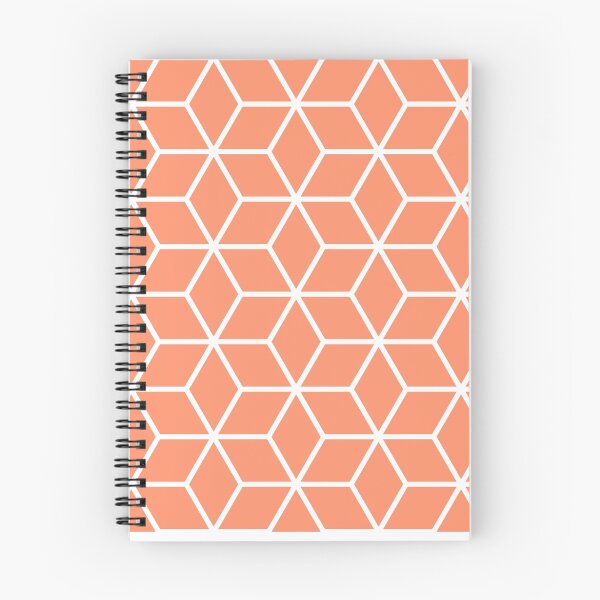Item preview, Coral Interlocked hexagon lattice designed and sold by ImageNugget.