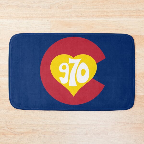 Item preview, Hand Drawn Colorado Heart Flag 970 Area Code designed and sold by itsrturn.