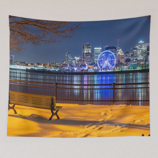 Item preview, Winter Montreal view designed and sold by RezieMart.