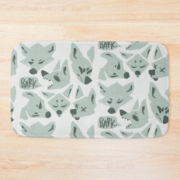 Item preview, moodier dogs bark (grey dog pattern) designed and sold by revioLATE.