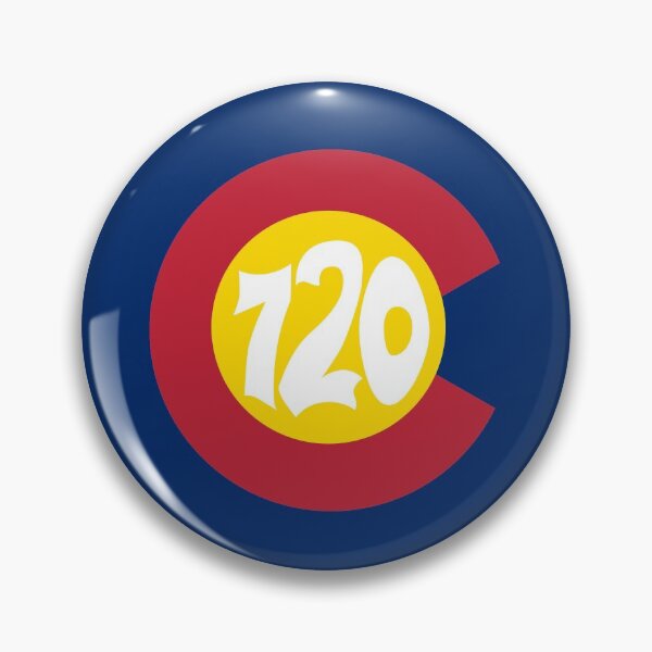 Item preview, Hand Drawn Colorado Flag 720 Area Code designed and sold by itsrturn.