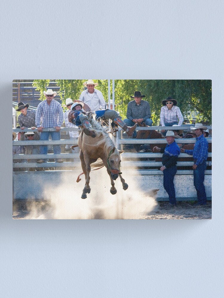 Alternate view of Moruya Rodeo New Years Day 2012 Canvas Print