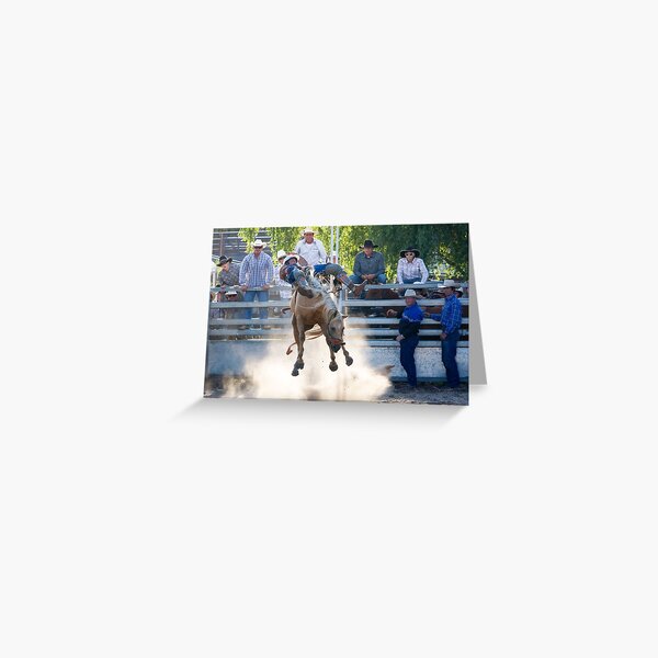 Moruya Rodeo New Years Day 2012 Greeting Card