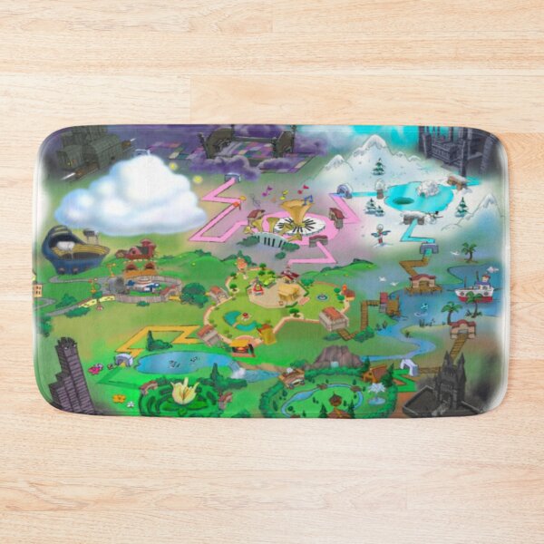 Item preview, Toontown Map designed and sold by Rccola55.