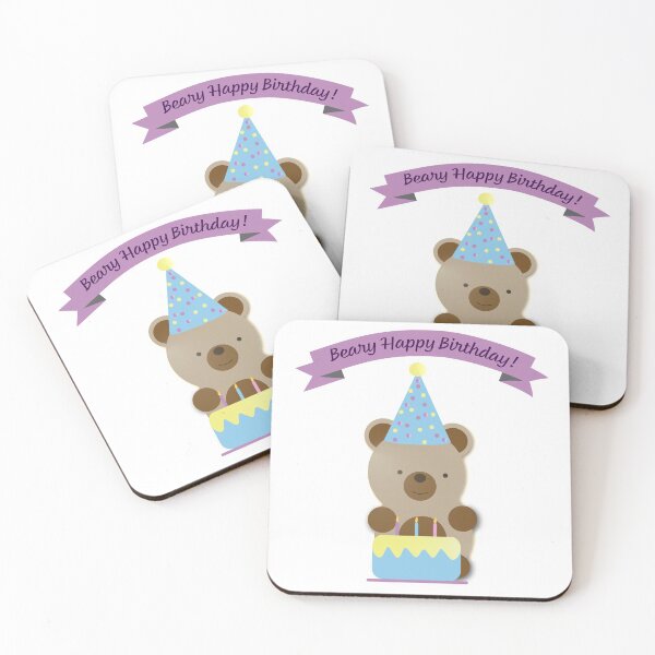 Item preview, Beary Happy Birthday Bear designed and sold by Hedgie Designs.