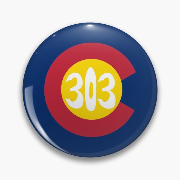Item preview, Hand Drawn Colorado Flag 303 Area Code designed and sold by itsrturn.