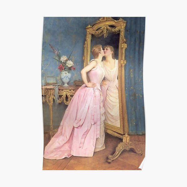Vanity by Auguste Toulmouche Poster