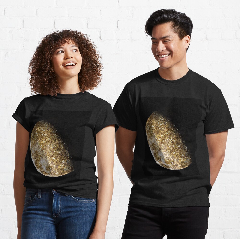 Gold Glitter Moon Classic T-Shirt