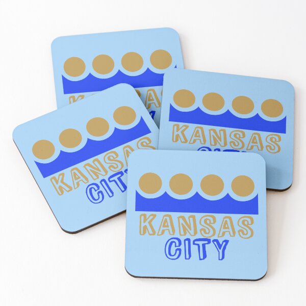 Kansas City Crown Coasters (Set of 4)
