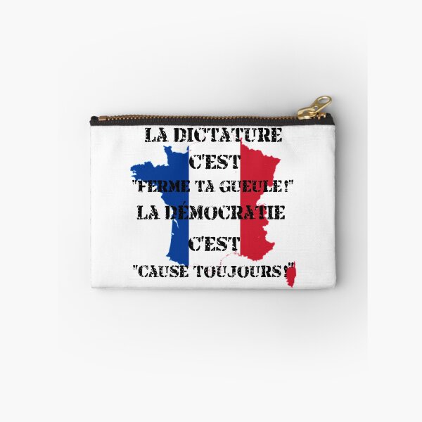 Item preview,  democracy is cause always on a blue map of france designed and sold by metalriffer.
