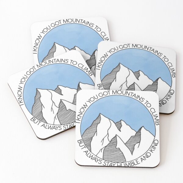 Item preview, Mountains quote designed and sold by stickerdesignss.