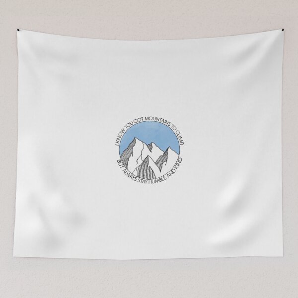 Item preview, Mountains quote designed and sold by stickerdesignss.