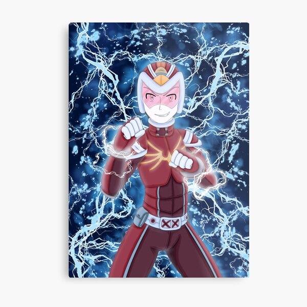 Daten | Lightning Charged Metal Print